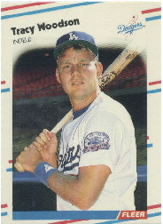 1988 Fleer Update Baseball Cards       098      Tracy Woodson XRC*